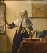 Johannes Vermeer Young Woman with a Water Pitcher oil painting on canvas
